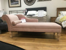 Rutini Chaise Lounge Velvet Pink