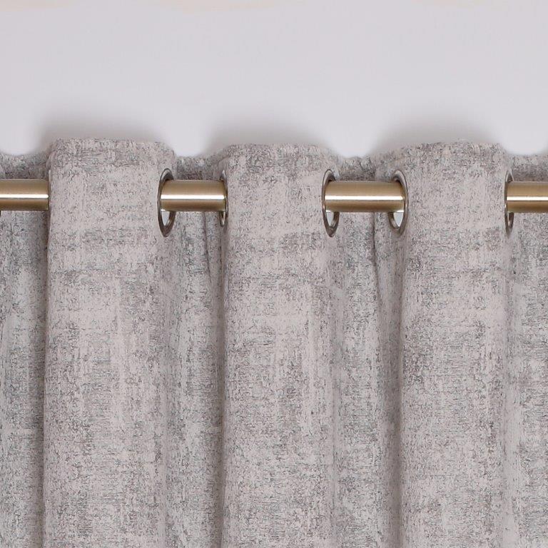 Fiesta Curtains Silver 90x90in - Display Curtains