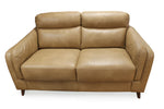 Cagliari 2-Seater Leather Sofa: Genuine Italian Leather