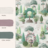 Invigorate your decor with Naunton Folly wallpaper, inspired by the rich heritage of Laura Ashley's archive.