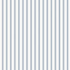 Smoke Blue Farnworth Stripe wallpaper featuring a clean and classic textural stripe for country farmhouse charm.