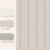 Experience sophistication with Dove Grey Chalford Wood Panelling Wallpaper - a timeless choice.