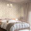 Bring Nature Indoors - Chalk Pink Wild Meadow Botanical Wallpaper.