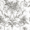 Tuileries Charcoal Grey Wallpaper - Laura Ashley's Classic Elegance.