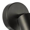 Cawley Single Spotlight Matt Black with a semi-flush fitting