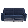 Stylish 3 seater sofa with plush fabric upholstery
