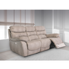 Modern 3 and 3 seater sofa with cushioned headrests
