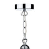 Ardeche 1 Light Large Pendant Polished Chrome/Glass close view picture of the fitting plate