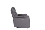 Stylish seating with adjustable recline.