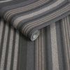 Superfresco Easy Loom Stripe Wallpaper Charcoal picture of the wallpaper roll