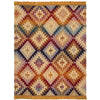 Cotton Rich Ikat Diamond Throw 140X180cm Multi picture on the white background