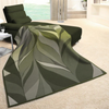 Cotton Rich Oversized Leaf Throw 140X180cm Green life style picture
