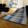 Cotton Rich Oversized Check Throw 140X180cm Blue - Soft Furnishings Decor