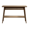 Natural wood Barrali Console Table Smoked Oak