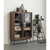 Barrali Glass Cabinet Smoked Oak perfect for living space