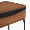 Cleo Console Table with metal detailing n the drawers