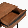 Cleo Console Table with smoothly open drawers mechanism