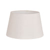 Cotton Drum Light Shade 12"  – Modern Fabric Light Shade for Ceiling or Lamp Base, Neutral Finish