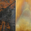 Ersa Iron Wall Panel in black and gold colors