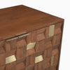 Conemporary mango wood Lester Two Door Cabinet