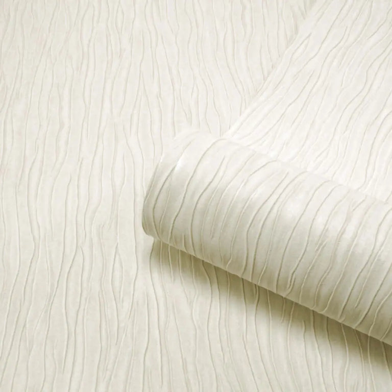 Belgravia Tiffany Platinum Wallpaper Cream – Luxury Italian Tree Motif Vinyl Wallpaper with Embossed Finish