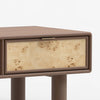 Urban Burl Coffee Table with a drawer in natural shade