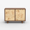Elegant Urban Burl Two Door Cabinet