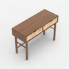 Urban Burl Two Drawer Console Table top view