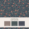 Inspired by Morris’s earlier 'Fruit' pattern, reflecting nature’s beauty