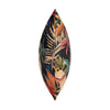 Scatterbox Fia cushion with tropical pattern.