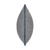 Blue Silver Cushion with Metallic Texture
