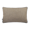 Handcrafted Scatter Cushion with Piping Detail in Gold Black