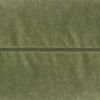 Luxurious 58x58cm green velvet cushion with knife edge finish.