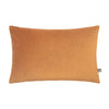 Velvet scatter cushion, 40x60cm, knife edge finish in Bronze.