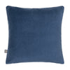 Sophisticated blue scatter cushion with feather fillers.
