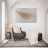 Stylish Power Loomed Rug - Tempest Grey/Gold, Cotton Backing.