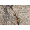 Modern Grey and Gold Area Rug - Tempest Collection, 120x180 cm.
