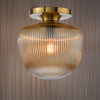 Abrielle Flush Brushed Bronze life style picture