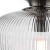 Abrielle Flush Light Brushed Nickel with brushed nickel finish