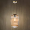 Abrielle Pendant Brushed Bronze life style picture