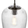 Abrielle Pendant Brushed Nickel with a brushed nickel frame