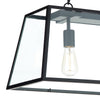 Academy 3 Light Bar Pendant Matt Black close view picture of the shade