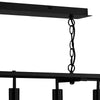 Academy 5 Light Bar Pendant Matt Black lose view picture of the bar pendant with chain