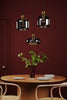 Aiden Easy Fit Pendant Shade Smoked Glass life style picture with other available Aiden Shades