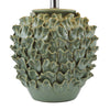 Ailsa Ceramic Table Lamp Green close view picture of the ceramic lamp base