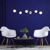 Alana 6 Light Pendant Black life style picture