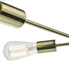 Alana 6 Light Pendant Polished Gold lose view picture of the bulb fitting