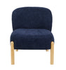 Alana Accent Chair Denim Blue front view picture 