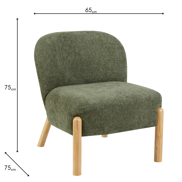 Alana Accent Chair Moss Green - Modern Living Room Furniture