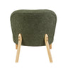 Alana Accent Chair Moss Green picture from the back